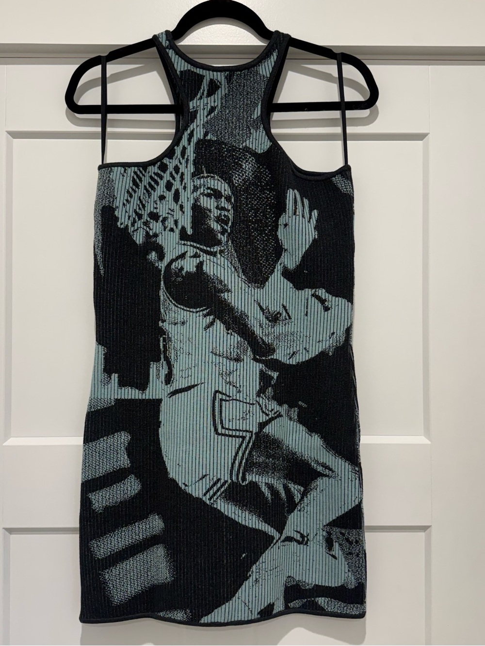 NWT Women's Nike Air Jordan Knit Ribbed Mini Dress Size L